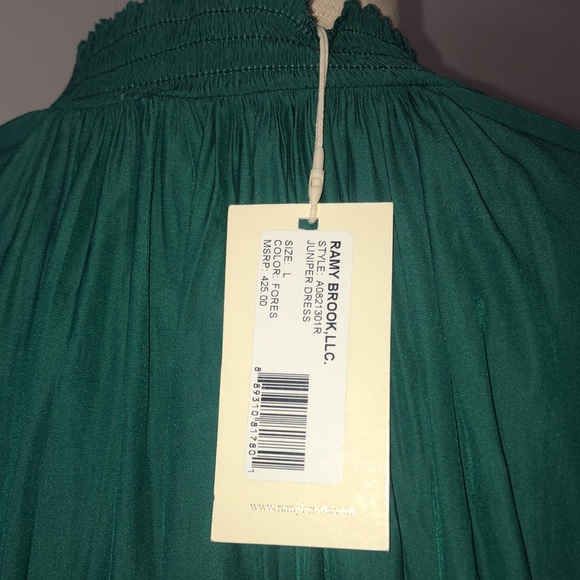 Ramy Brook Juniper Mini Dress Forest 